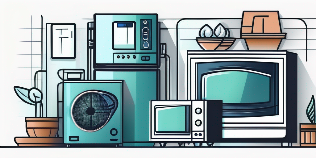 Thermostat und energieeffiziente Haushaltsgeraete fuer kosteneffektive und intelligente Energiesparloesungen.
