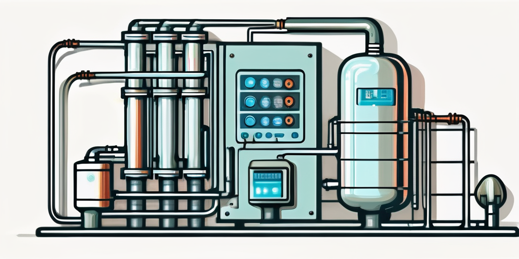Modernes Heizsystem mit sichtbaren Rohren und Messgeraeten, betont Energieeffizienz und Kosteneinsparung in der Versorgungswirtschaft. Modernes Heizsystem mit sichtbaren Rohren und Messgeraeten, betont Energieeffizienz und Kosteneinsparung in der Versorgungswirtschaft.