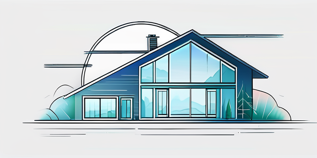 Moderne, gut isolierte Wohnung mit smartem Thermostat und energieeffizienten Fenstern zur Reduzierung des Gasverbrauchs.