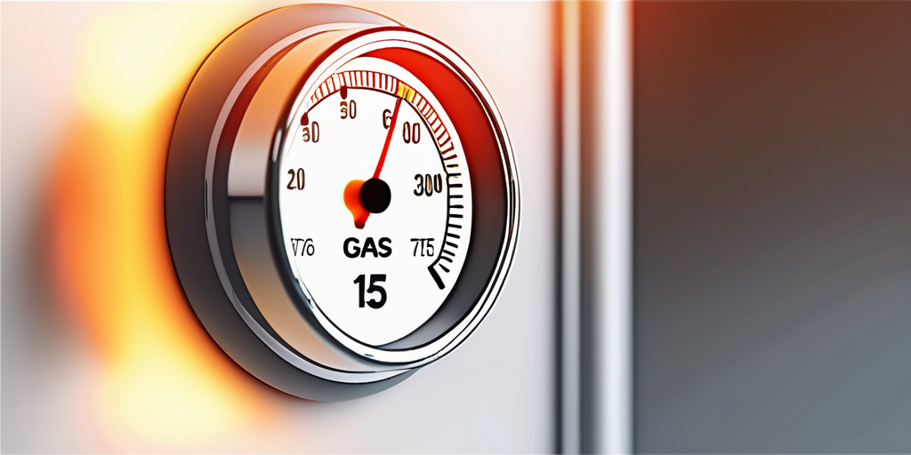 Thermostat vor unscharfen Erdgasflammen, symbolisiert Gaspreisdeckel und deren Einfluss auf Energieverbrauch und -kosten. Thermostat vor unscharfen Erdgasflammen, symbolisiert Gaspreisdeckel und deren Einfluss auf Energieverbrauch und -kosten.
