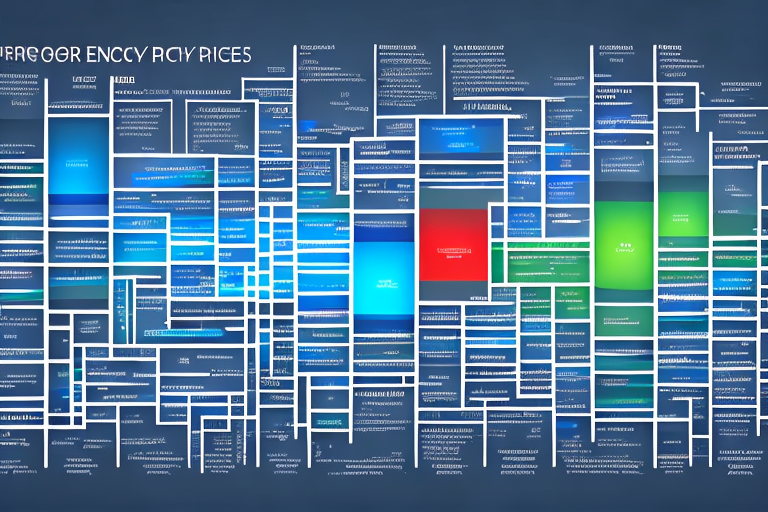 Dynamisches Diagramm zeigt Auswirkungen der Energiepreisregulierung mit sinkenden Energiekosten und wirtschaftlichen Vorteilen. Dynamisches Diagramm zeigt Auswirkungen der Energiepreisregulierung mit sinkenden Energiekosten und wirtschaftlichen Vorteilen.