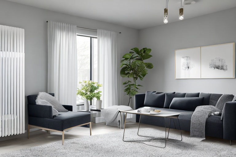 Gemütliches Wohninterieur mit energiesparender Beleuchtung und Heizung, Symbol fuer optimalen Zeitpunkt zum Gas-Tarifwechsel.