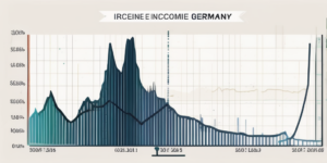 Diagramm mit Gehaltsverteilung in Deutschland nach Branchen und Geschlecht.