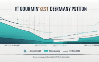 Diagramm mit IT-Gehältern nach Positionen und Erfahrung in Deutschland.
