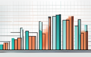 Grafik zeigt Gehaltsstatistik, Diagramm mit Groß- und Einzelhandelszahlen.