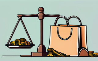 Hände tauschen Geld und Quittung über eine Ladenkasse aus.