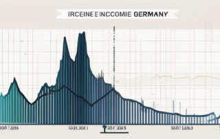 Diagramm mit Gehaltsverteilung in Deutschland nach Branchen und Geschlecht.