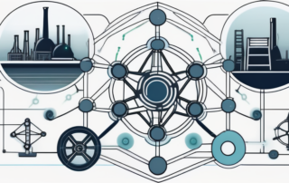 Arbeiter schweißt Metallteile in industrieller Umgebung mit Schutzausrüstung.