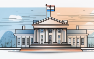 Arbeitnehmer hält Daumen hoch vor Diagramm mit steigenden Lohnkurven.
