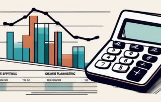 Azubi hält Geldbündel, während er geschäftlich auf Laptop tippt.