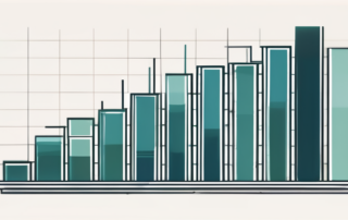 Bücherstapel, Taschenrechner, Brille, auf Grafiken mit Gehaltszahlen im Hintergrund.