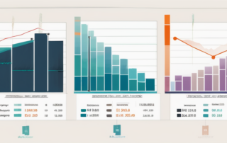 Berlin-Skyline mit Geldscheinen und wachsenden Statistik-Diagrammen im Vordergrund.