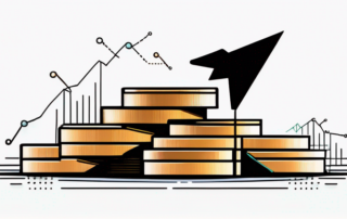 Betriebsleiter betrachtet steigende Gehaltskurve auf Grafik in NRW.