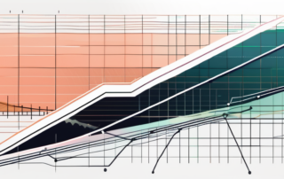 Bürohintergrund mit Computer, auf dem Inflationsrechner Webseite geöffnet ist.