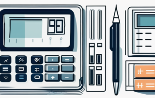 Buchhalter analysiert Finanzdaten an einem modernen Computerarbeitsplatz.