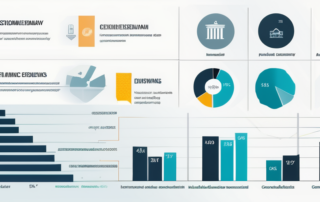 Deutschlandkarte, Gehaltssymbole in verschiedenen Bundesländern, Infografik-Stil.