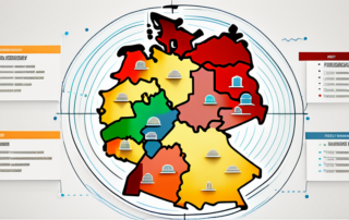 Diagramm der Durchschnittsgehälter nach Branchen in Deutschland.