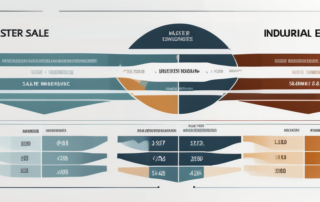 Diagramm der Gehaltsentwicklung von Wirtschaftsingenieuren im Karriereverlauf.