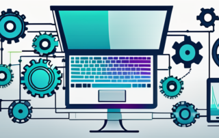 Diagramm der GRT-Token-Verteilung mit steigenden Pfeilen und Glühbirnen-Symbolen