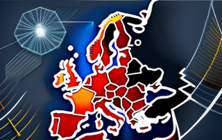 Diagramm der Strompreise: Deutschland vs. andere europäische Länder.