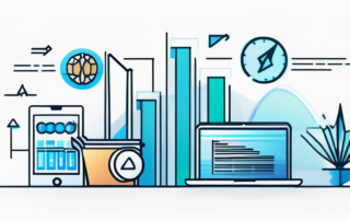 Diagramm mit Balken verschiedener Farben, die Gehälter nach Branchen darstellen.