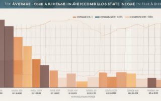 Diagramm mit Durchschnittseinkommen verschiedener Berufe in den USA.