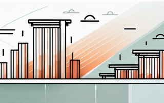 Diagramm mit Gehaltsbereichen für verschiedene Entwicklerrollen auf einem Schreibtisch.