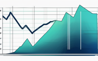 Diagramm mit Gehaltsbereichen im Außendienst, stilisierte Figuren schütteln Hände.