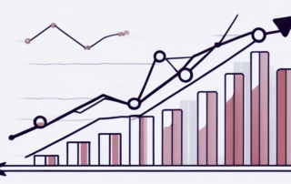 Diagramm mit Gehaltsbändern für Industriekaufleute über Zeit.