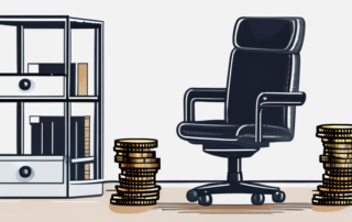 Diagramm mit Gehaltsspannen für Recruiting Manager auf einem Laptopbildschirm