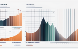 Diagramm mit Gehaltsspannen im Marketing nach Positionen in Deutschland.
