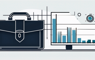 Diagramm mit Gehaltsspannen von Marketingpositionen auf einem Schreibtisch.
