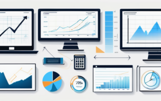 Diagramm mit Gehaltsspannen von Wirtschaftsingenieuren auf einem Hintergrund aus Geldnoten.