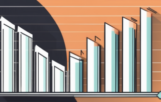 Diagramm mit Gehaltssteigerung über 10 Jahre für Betriebswirte.
