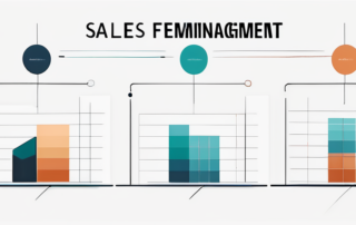 Diagramm mit Gehaltsstufen für Vertriebsmanagement in verschiedenen Branchen.