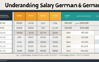 Diagramm mit Gehaltsstufen in Deutschland, Lupe auf oberster Stufe.