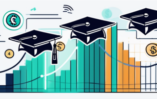 Diagramm mit Gehaltsunterschieden: Bachelor- vs. Masterabsolventen.