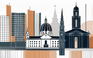 Diagramm mit Gehaltsvergleichen verschiedener Berufe in München.