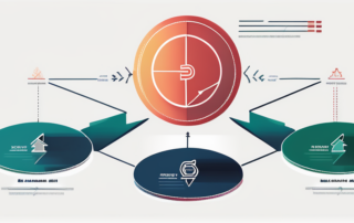 Diagramm mit Lohnbestandteilen und Prozentangaben, Laptop und Brille daneben.