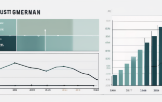 Diagramm mit steigenden Gehaltszahlen entsprechend den Berufsgruppen in Deutschland.