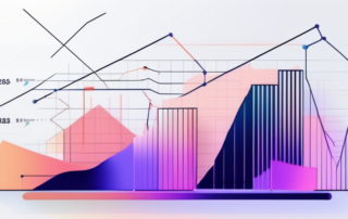 Diagramm mit steigender Gehaltskurve im Bereich Mediengestaltung, Jahreszahlen daneben.