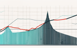 Diagramm mit steigender Kurve, Deutschlandkarte, Eurosymbole, beschriftete Achsen.