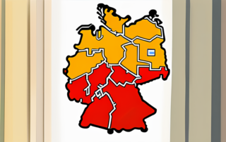 Diagramm mit Stundenlöhnen nach Bundesland und Branchen in Deutschland.