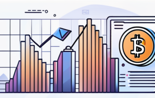 Diagramm von Gehaltsbereichen mit Lupe auf Bereichsleiterposition.