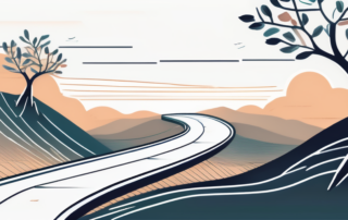 Diagramm von Gehaltsentwicklung entlang verschiedener Karrierepfade auf einem Bildschirm.