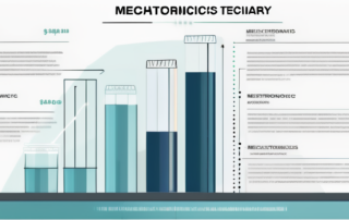 Ein fröhlicher Mechatroniker hält einen übergroßen Gehaltsscheck in der Hand.