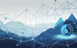 Ein IT-Security-Engineer arbeitet an einem Computer mit komplexen Codes.