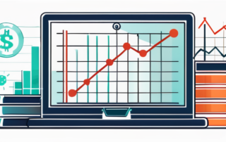 Ein Stapel von Geld und ein aufgeschlagenes Notizbuch mit Diagrammen.