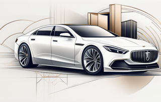 Eine elegante Hand hält einen Schlüssel zu einem noblen Anwesen.