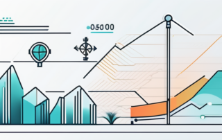Eine Grafik zeigt Gehaltsbereiche im Tourismusmanagement auf einem Laptopbildschirm.